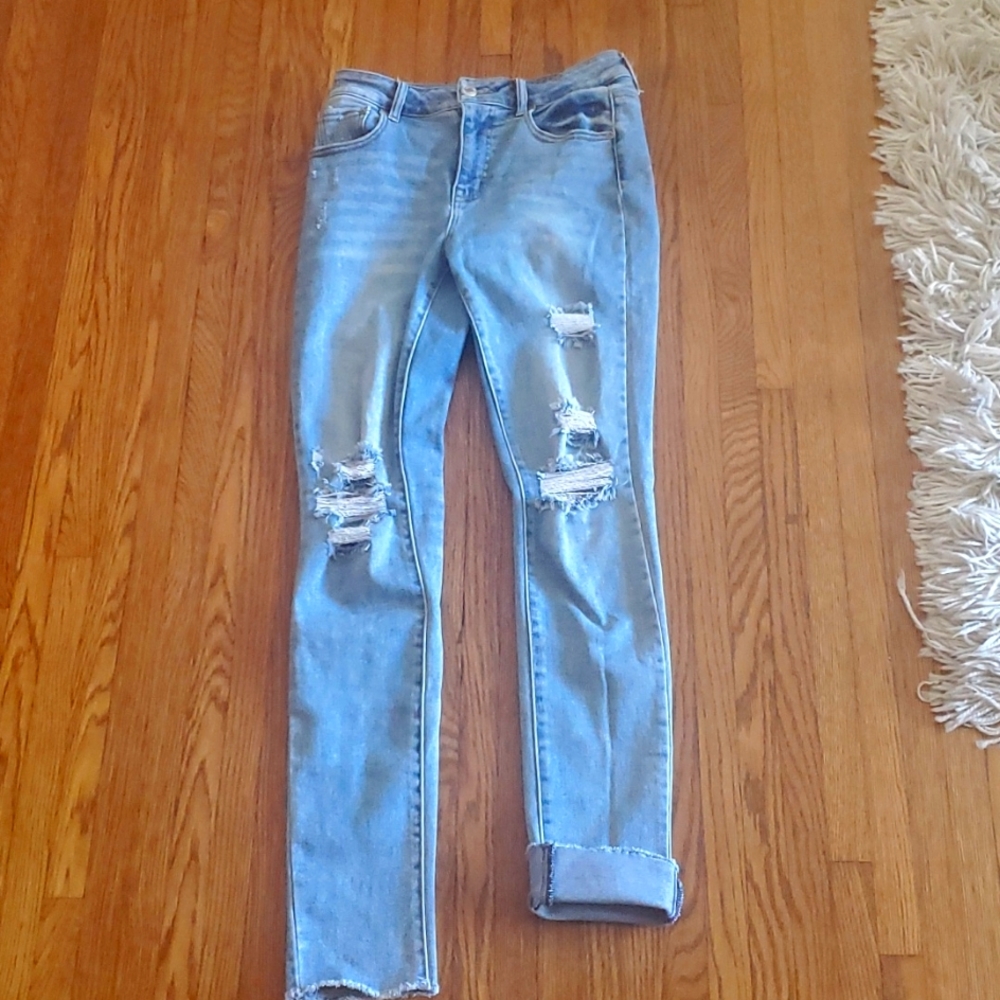 High rise jeans